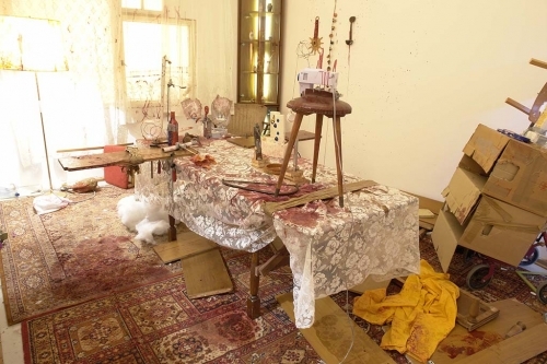 Lütte mit Ruccola, Installation