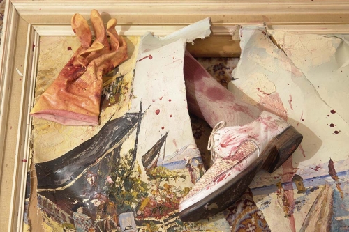 Lütte mit Ruccola, Installation